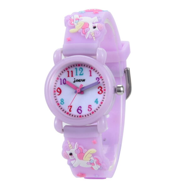Christmas Gift Cartoon Watch Set for Kids - Waterproof Watches for Baby Girls and 10-14-year-old Girls